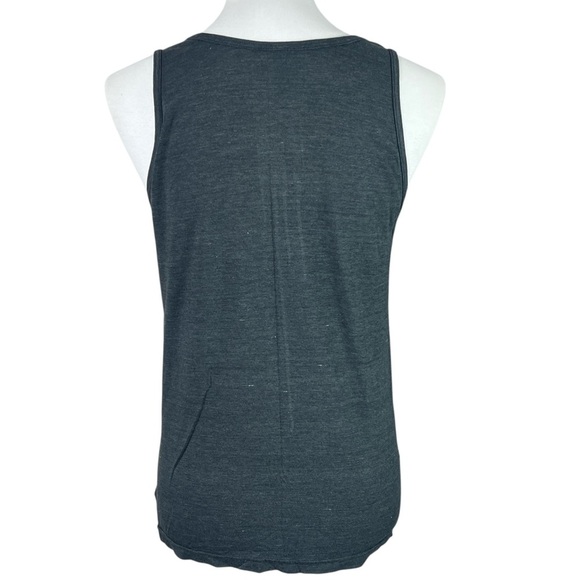 American Apparel Gray Lion Graphic Tank SZ S Streetwear Muscle Tee Unisex - Picture 4 of 9